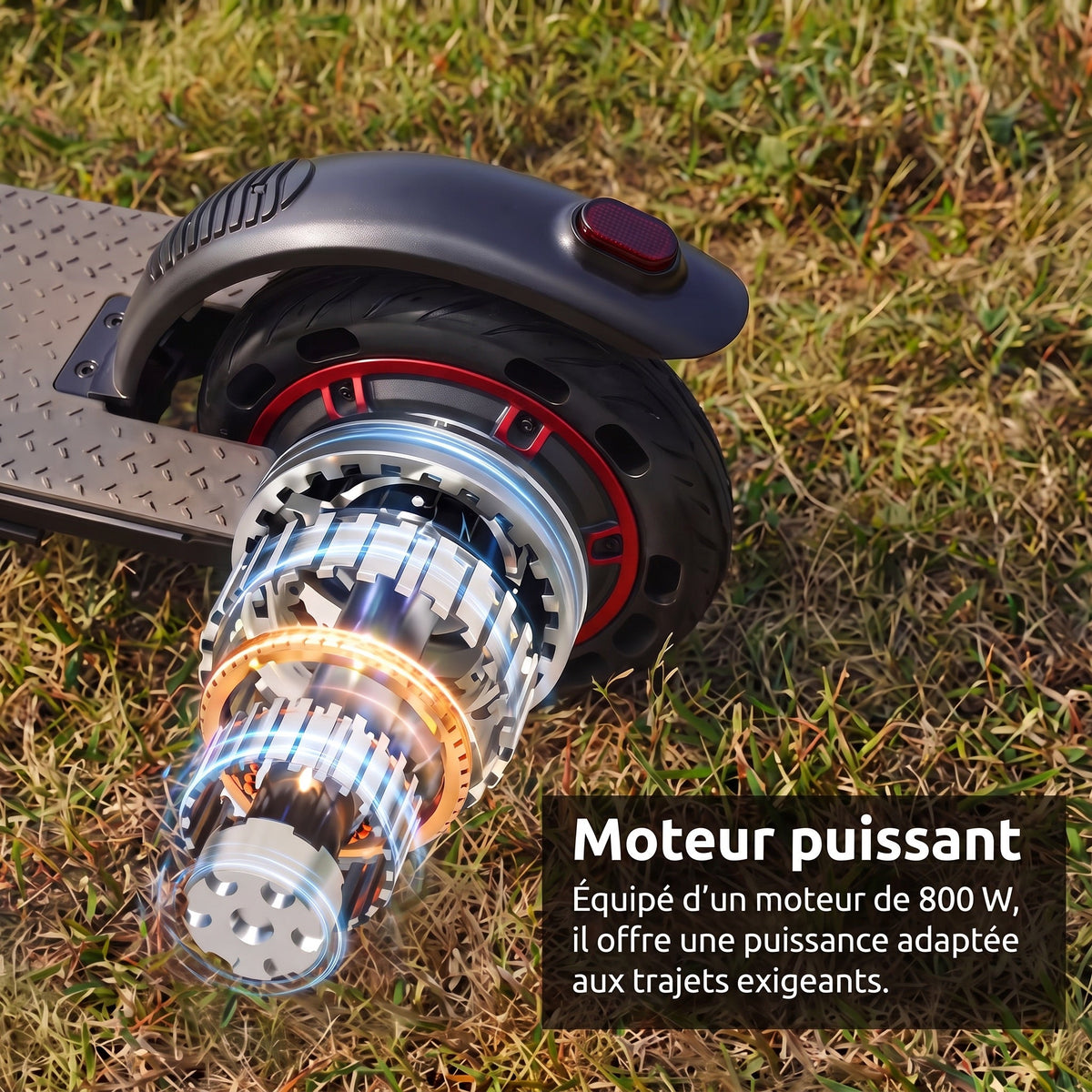 Trottinette Électrique REVO Voltis – 250 W – Autonomie 25 km – Batterie 36 V 5,2 Ah – Pneus 8