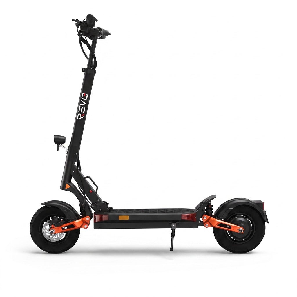 Trottinette Électrique REVO Titan X2 – Double Moteur 2 × 1 000 W – Autonomie jusqu’à 75 km – Batterie 60 V 18 Ah – Pneus Tout-Terrain 10