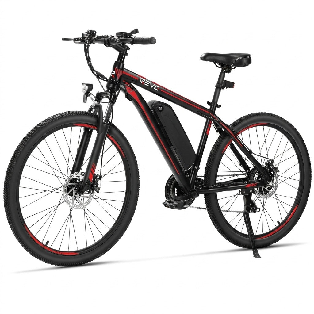 Vélo Électrique VTT REVO Ridge 65 – 250 W – Autonomie jusqu’à 65 km – Batterie Amovible 13 Ah – 21 Vitesses – Pneus 26**