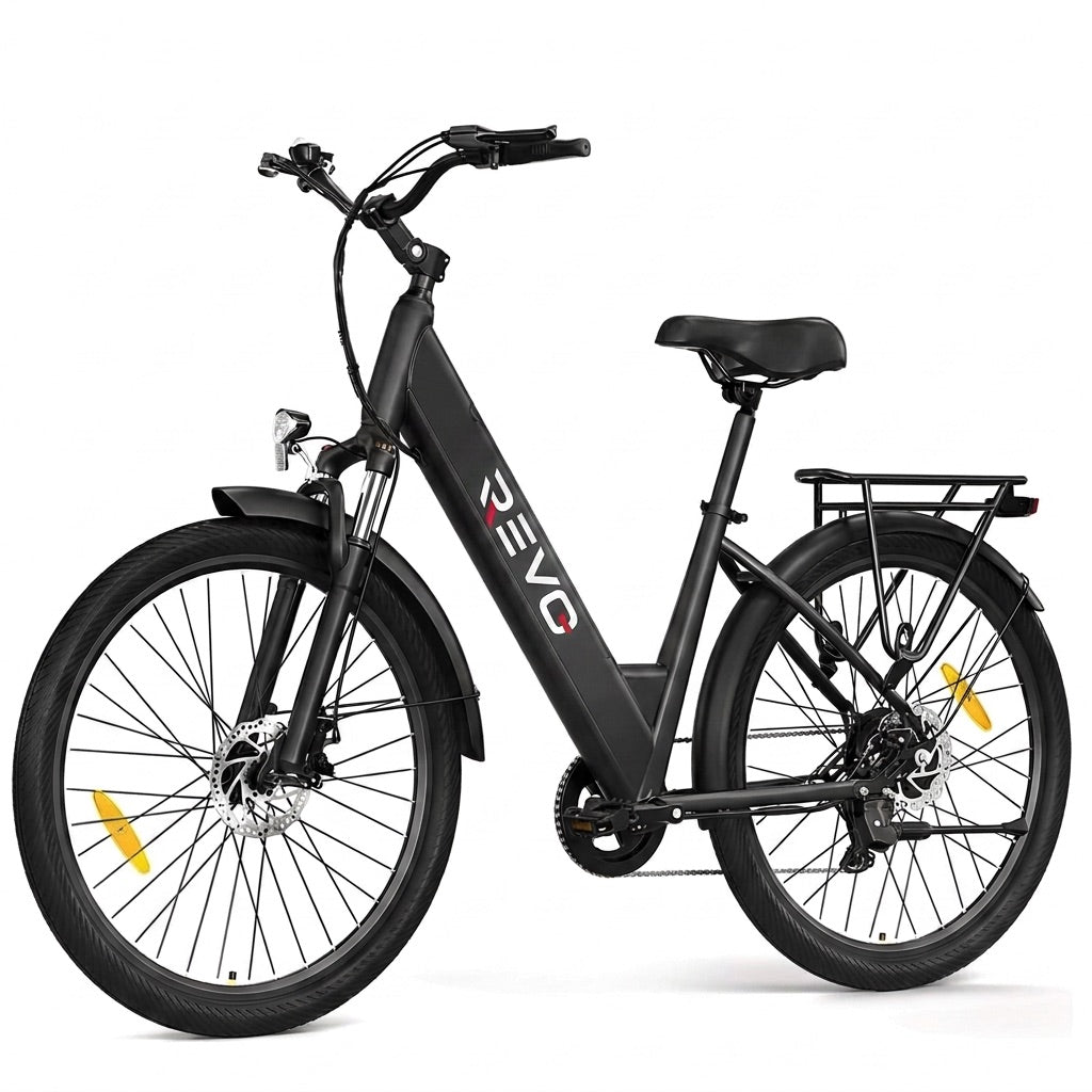 Vélo Électrique REVO Venture – 250 W – Autonomie jusqu’à 100 km – Batterie 561,6 Wh – Roues 27,5 – Freins Hydrauliques
