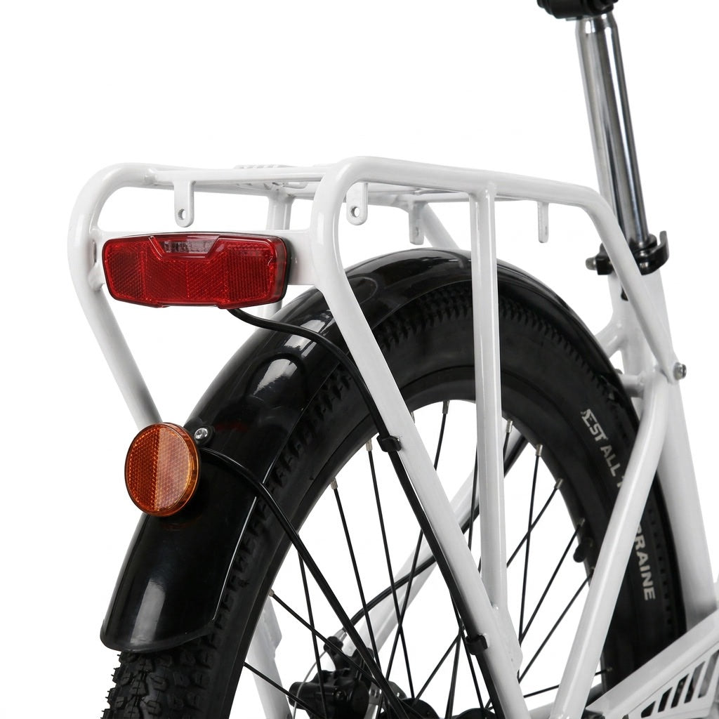 Vélo Électrique REVO Citya – 250 W – Autonomie 80 km – Batterie 36 V 10 Ah – 26 – Panier & Porte-Bagages